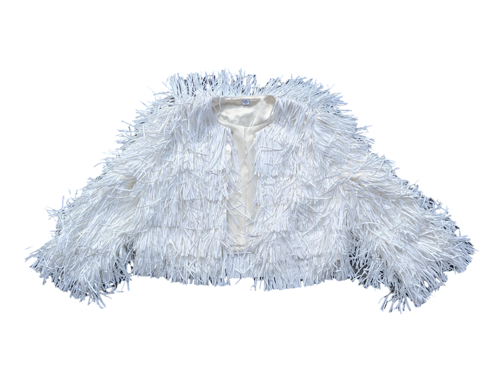 Taylor Swift's Dazzling Tinsel Jacket The Style Statement of the Era